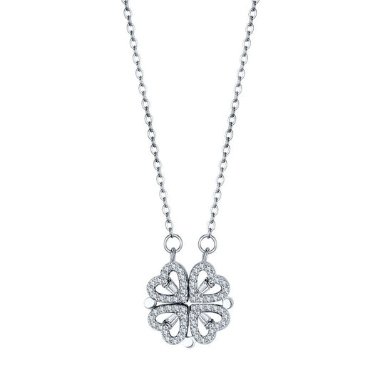 Clover Heart Necklace