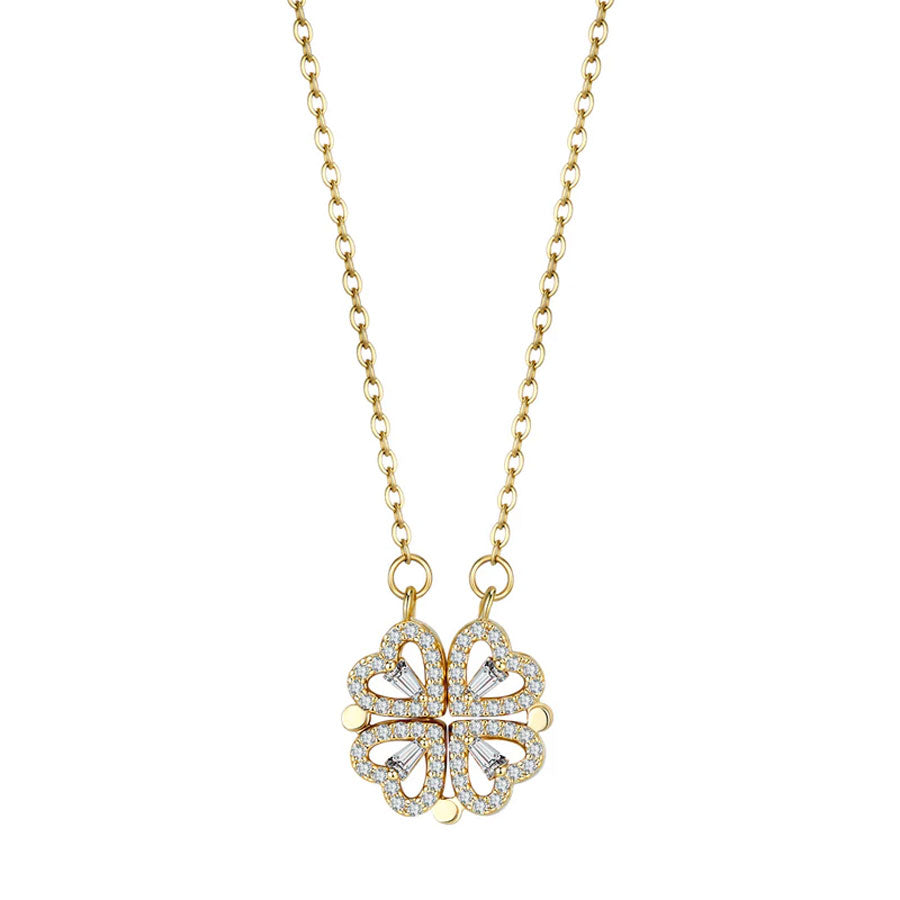 Clover Heart Necklace