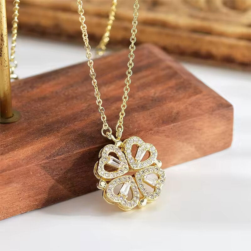 Clover Heart Necklace