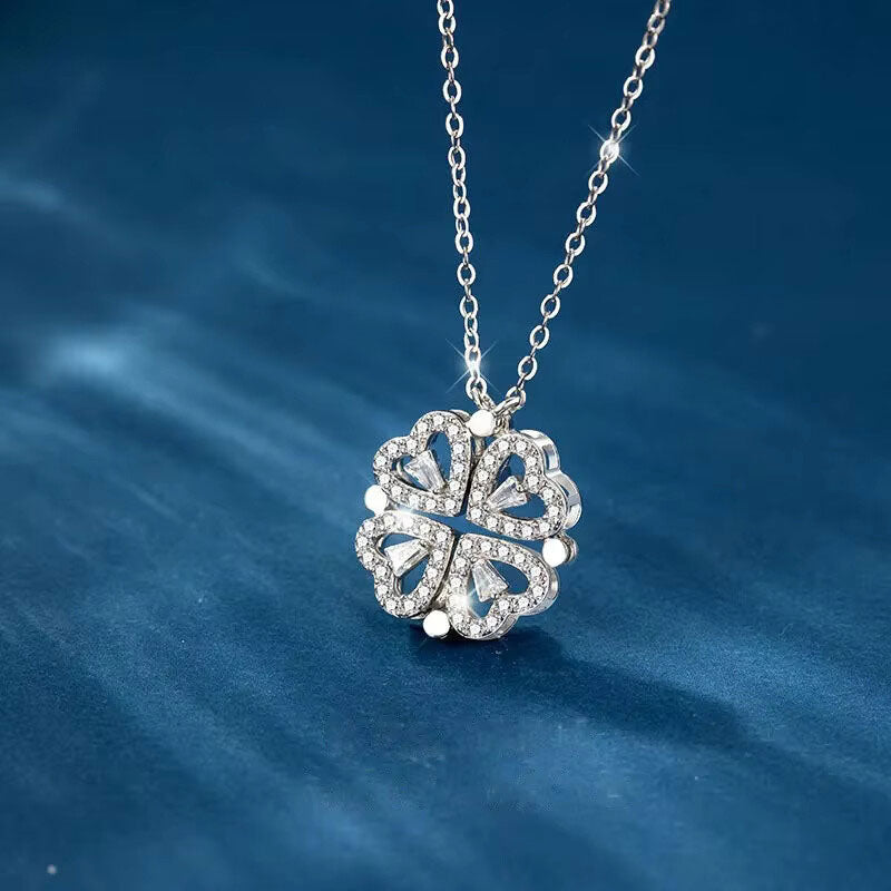Clover Heart Necklace